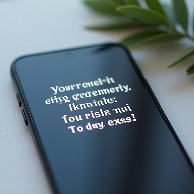 Anúncio de noivado curto e impactante na tela do celular.