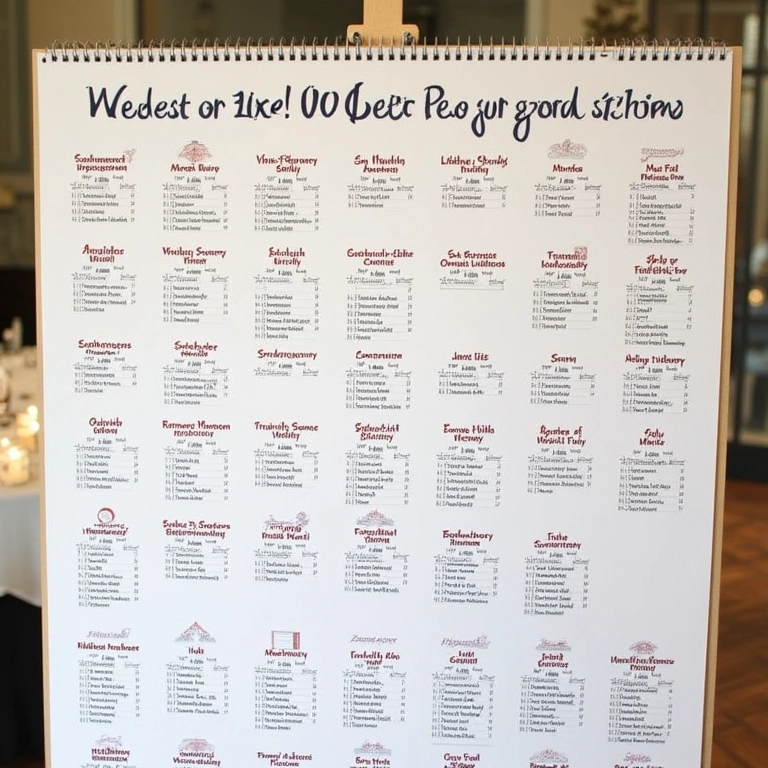 Calendário de reservas de local de casamento lotado, com muitas datas indisponíveis, destacando os meses mais procurados.