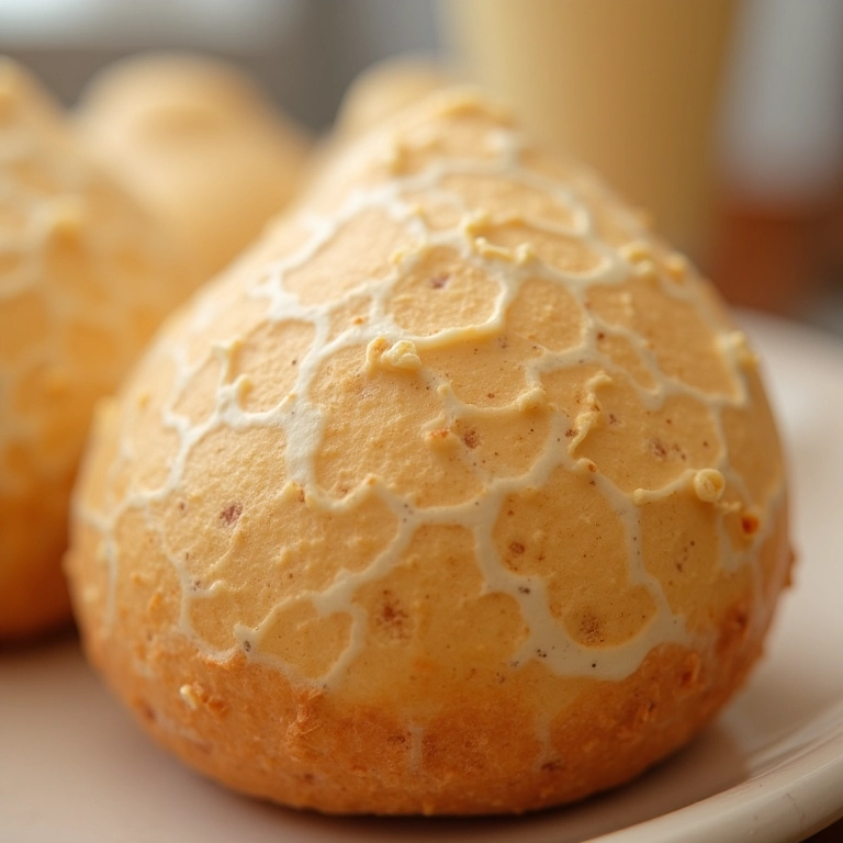 Camafeu de nozes com glacê rachado.