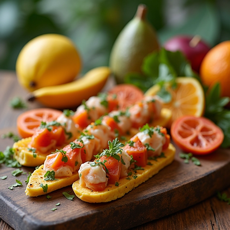 Cardápio de casamento tropical com sabores do Brasil.