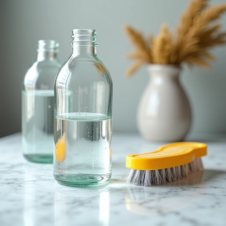 Como limpar garrafas antes de personalizar.