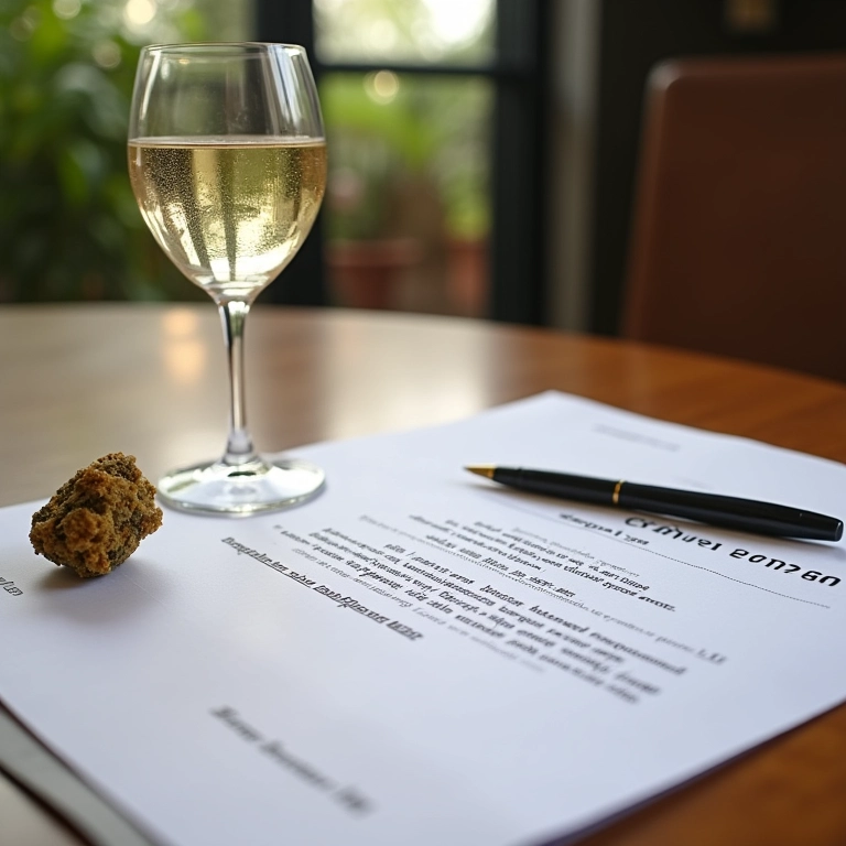 Contrato detalhado de assessoria de casamento.