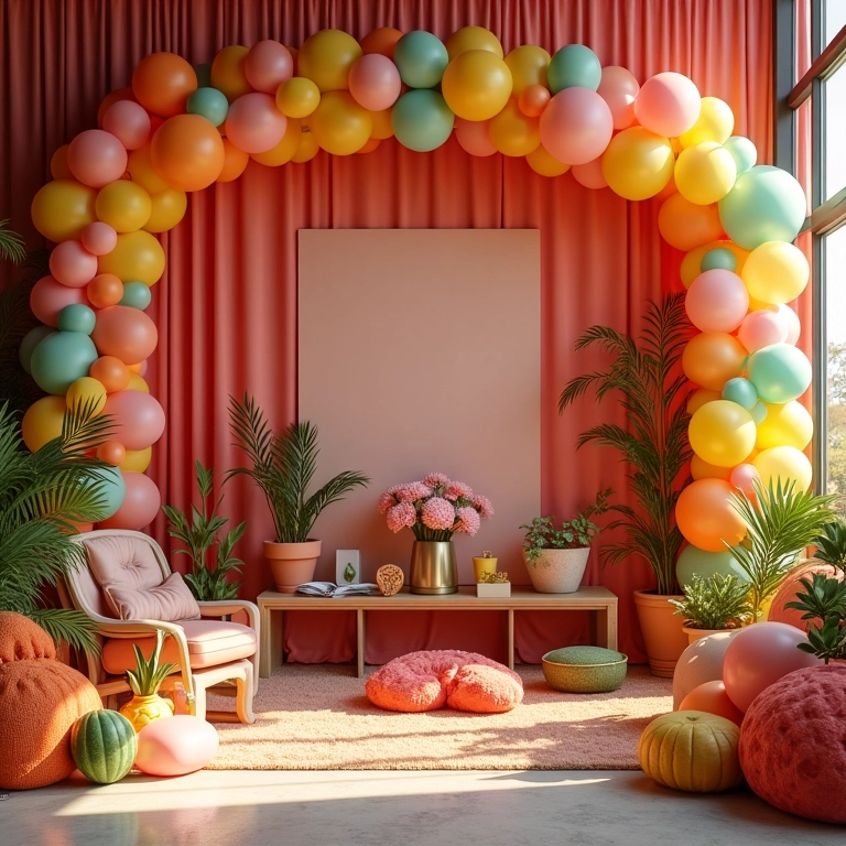 Decoração criativa e charmosa para um chá de lingerie com estilo brasileiro.