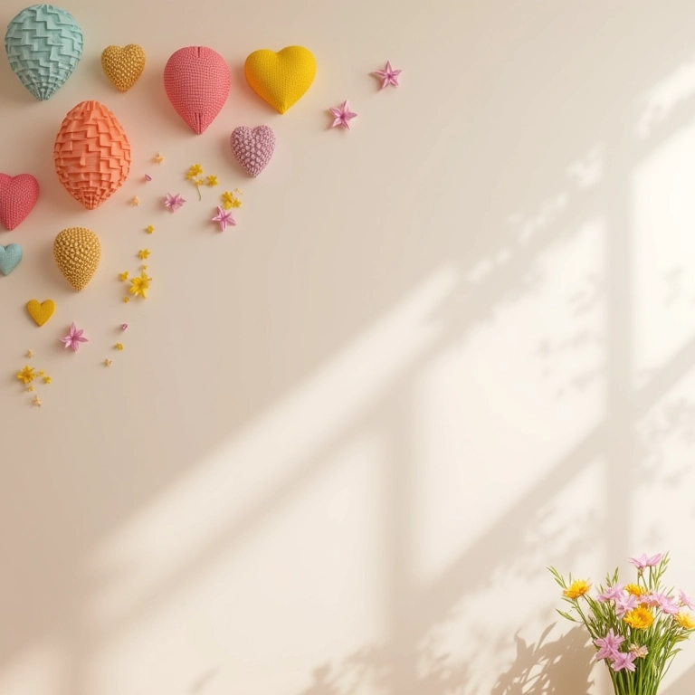 Decoração de chá de panela com tema neutro e detalhes coloridos.