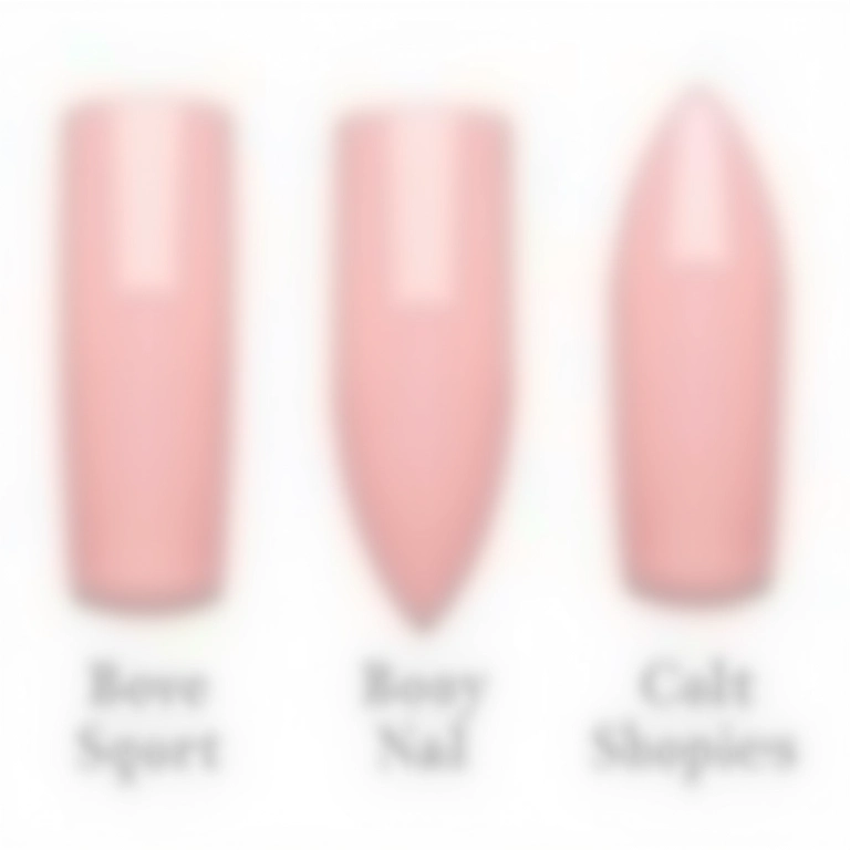 Diferentes formatos de unhas para noivas.