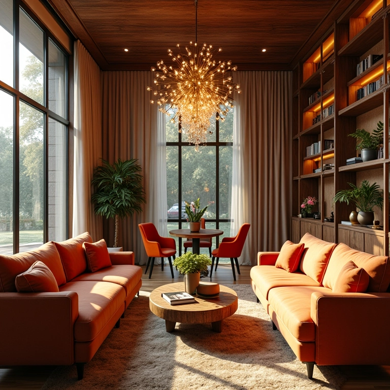 Escolhendo os móveis para o lounge de casamento.