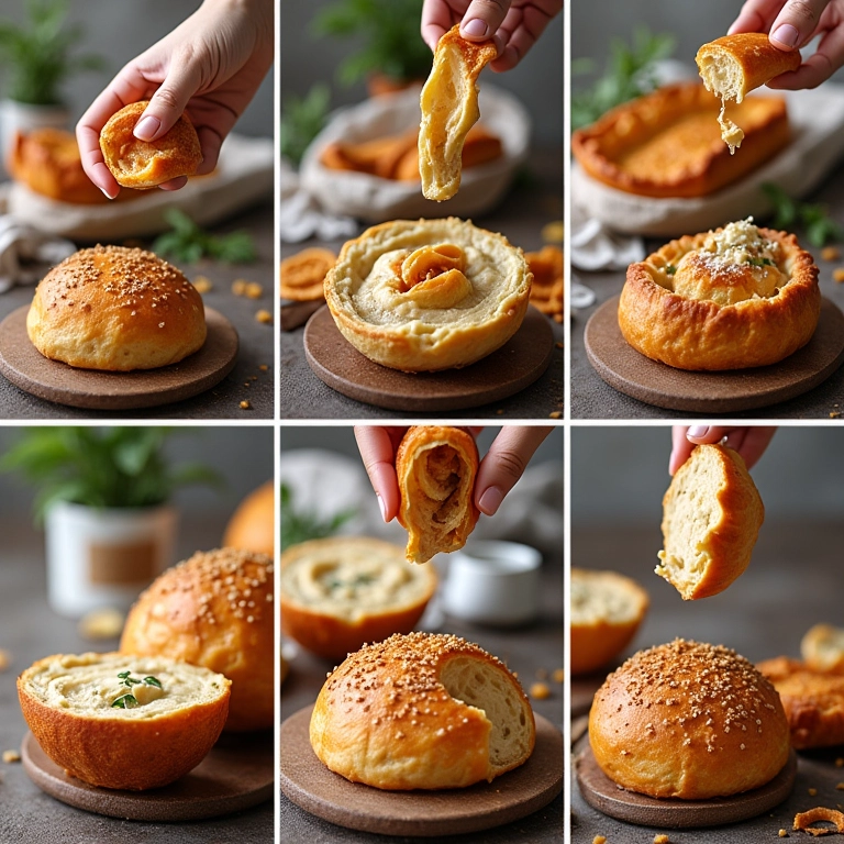 Guia fotográfico passo a passo de como fazer camafeu de nozes tradicional.