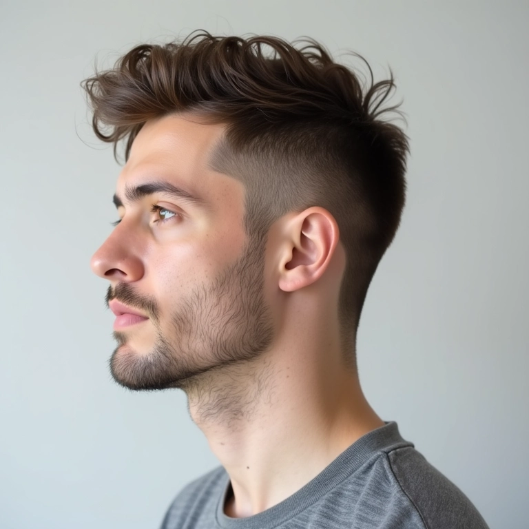 Infográfico com diferentes formatos de rosto e sugestões de cortes.