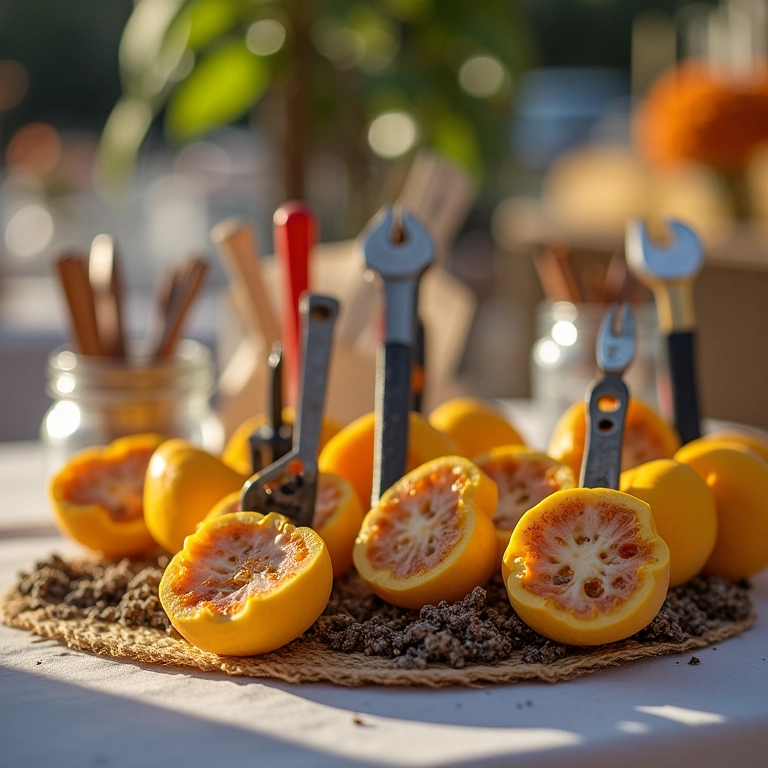 Lembrancinhas criativas com tema de ferramentas para um Chá de Ferramentas.