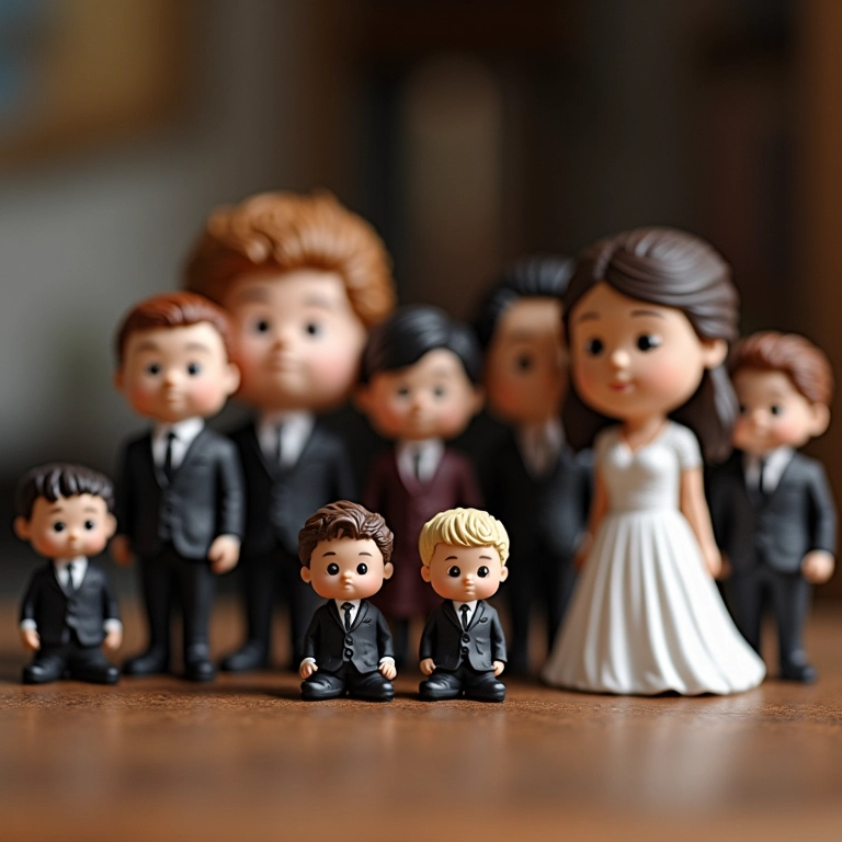 Lembrancinhas de casamento personalizadas, inspiradas em séries de TV.