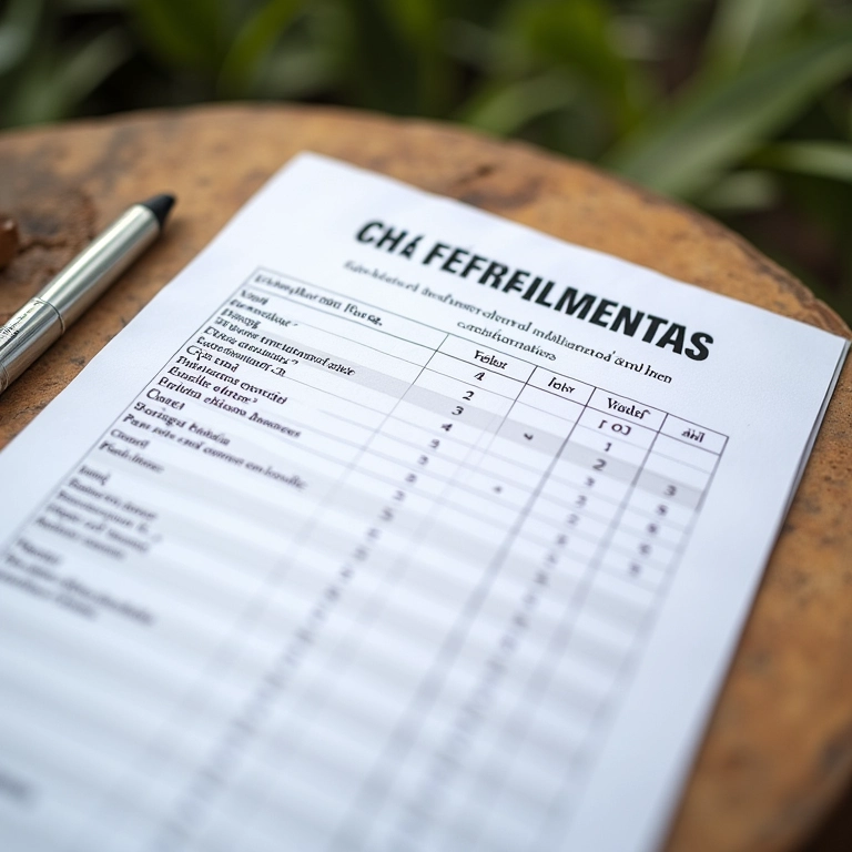 Lista detalhada para organização de um Chá de Ferramentas.