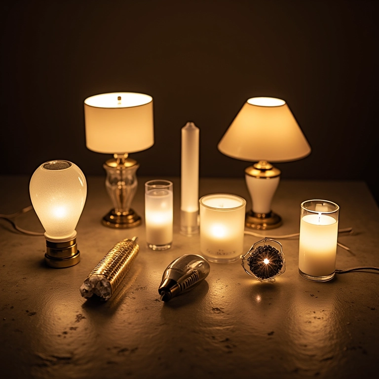 Marcas e produtos para iluminação de casamento: lâmpadas, spots.