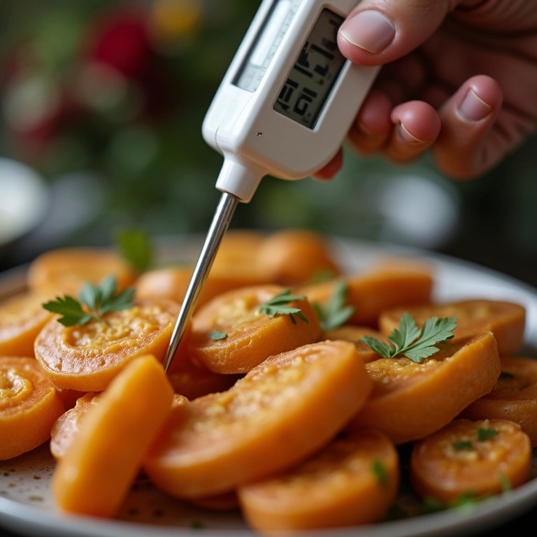 Medindo a temperatura ideal do chopp.