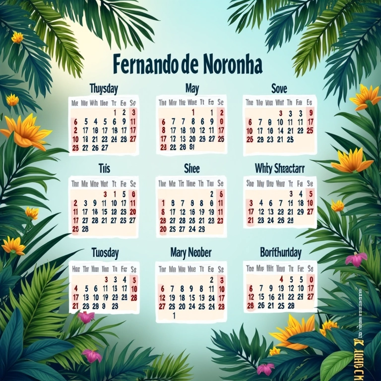 Melhor época para visitar Fernando de Noronha.