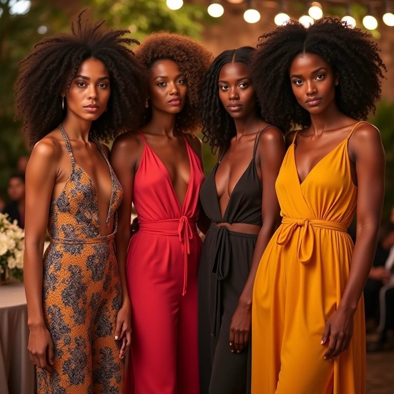 Modelos de macacão para casamento em festa brasileira.