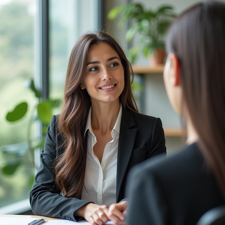 Mulher buscando informações sobre como fazer a separação total de bens.