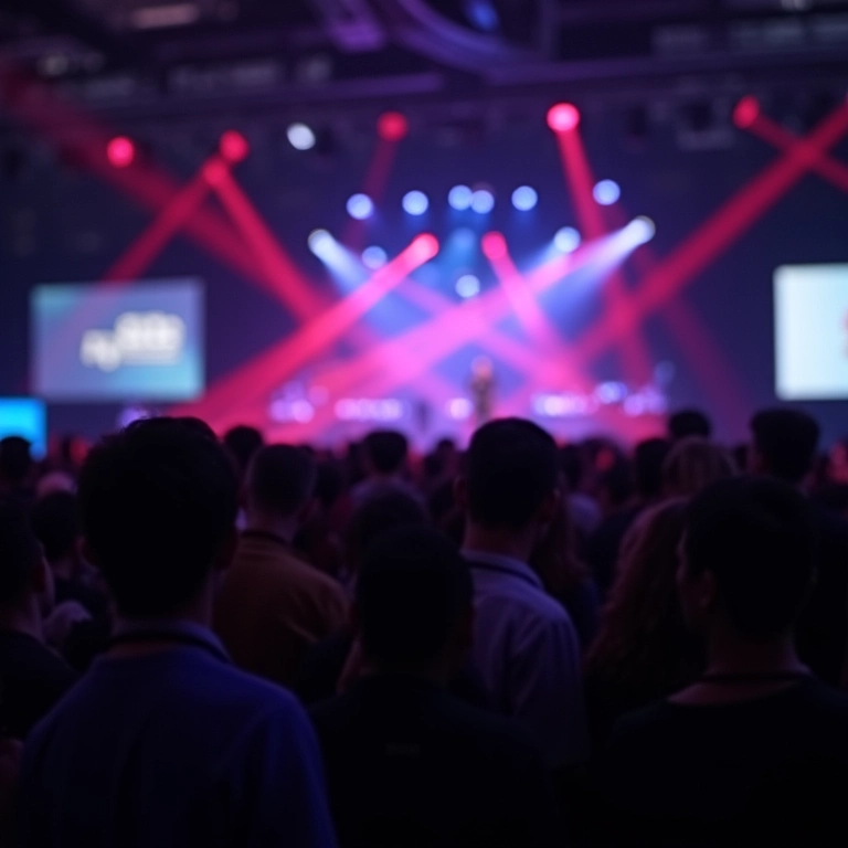 [Nome de Empresa 3] - Iluminação para eventos corporativos de sucesso.