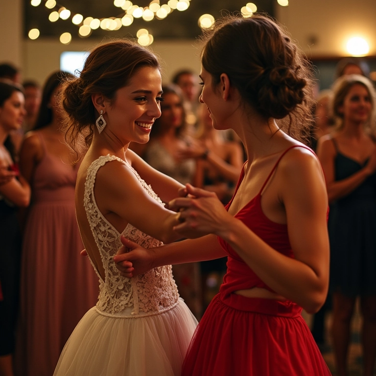 Oficinas de dança para os convidados aprenderem novos passos durante a festa.