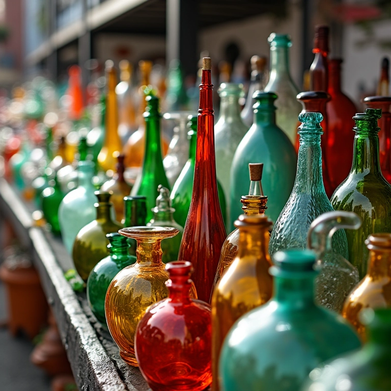 Onde encontrar garrafas diferentes para personalizar.