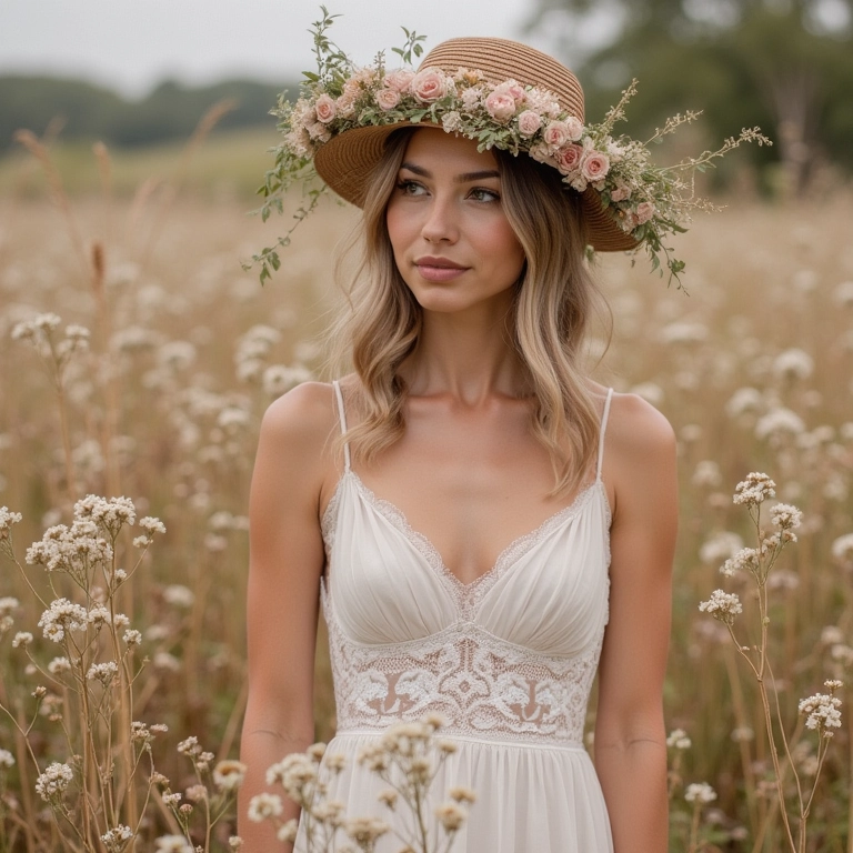 Paleta de cores para casamento boho: tons terrosos e pastéis.