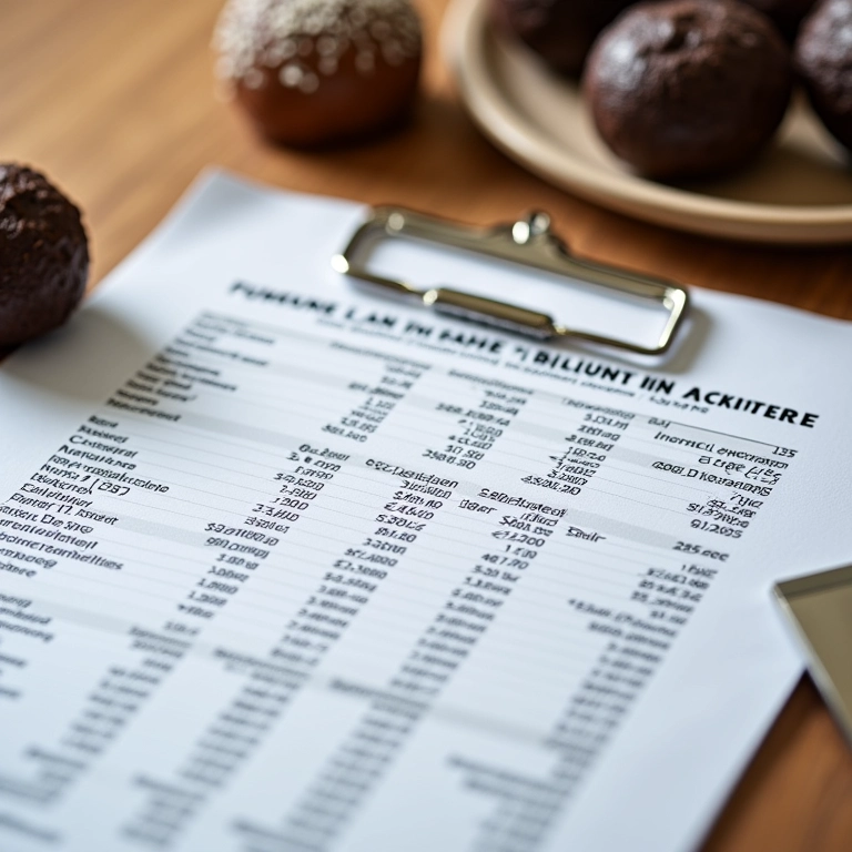 Planilha de cálculo do custo de brigadeiros gourmet para casamento.