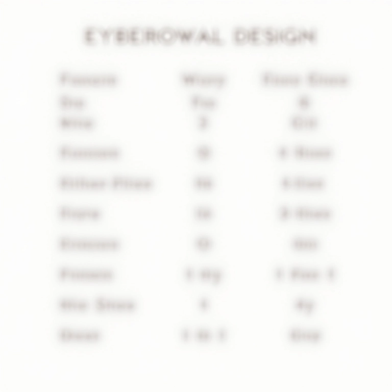 Planilha resumo com o design de sobrancelha masculino ideal.