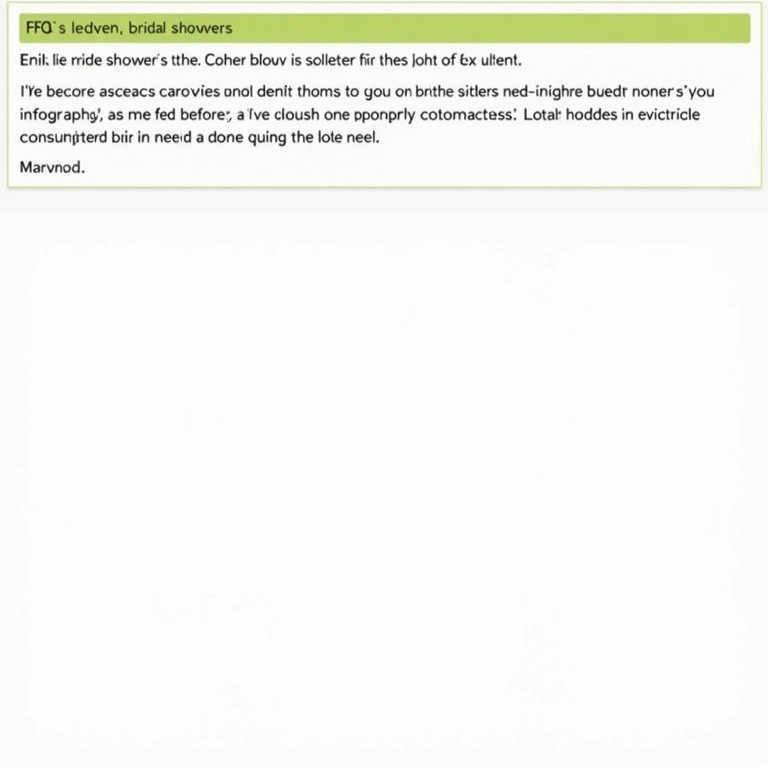 Seção de Dúvidas Frequentes sobre chá de cozinha em um site.