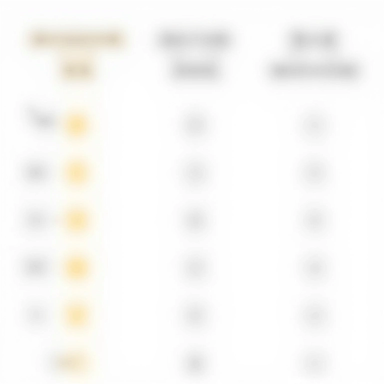 Tabela comparativa de materiais para alianças de casamento.