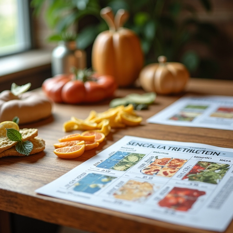 Tabela de combinações de sabores.