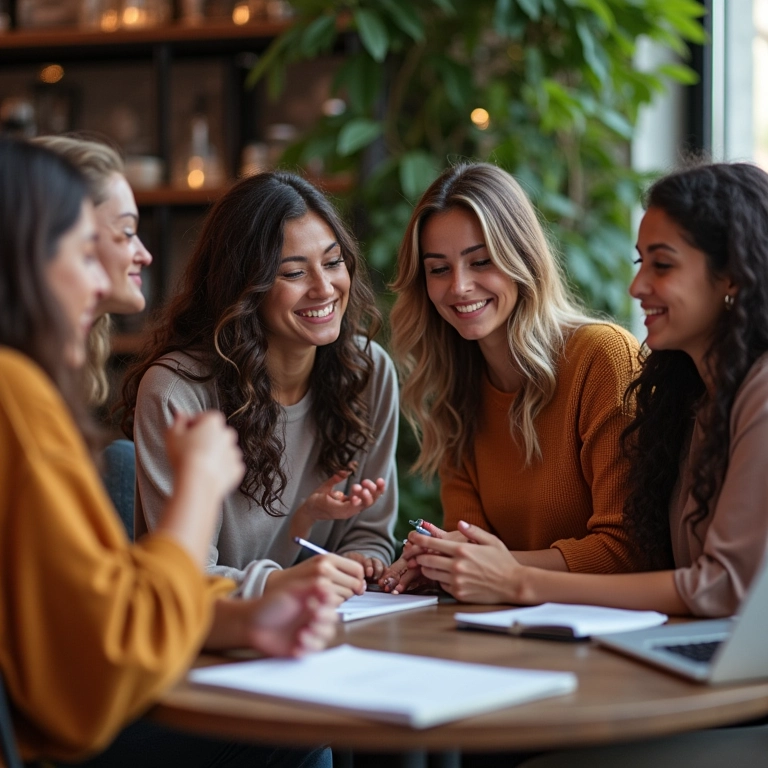 Amigas buscando ideias para economizar na despedida