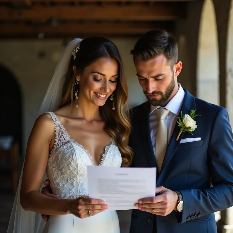 Análise detalhada do espaço físico do casamento