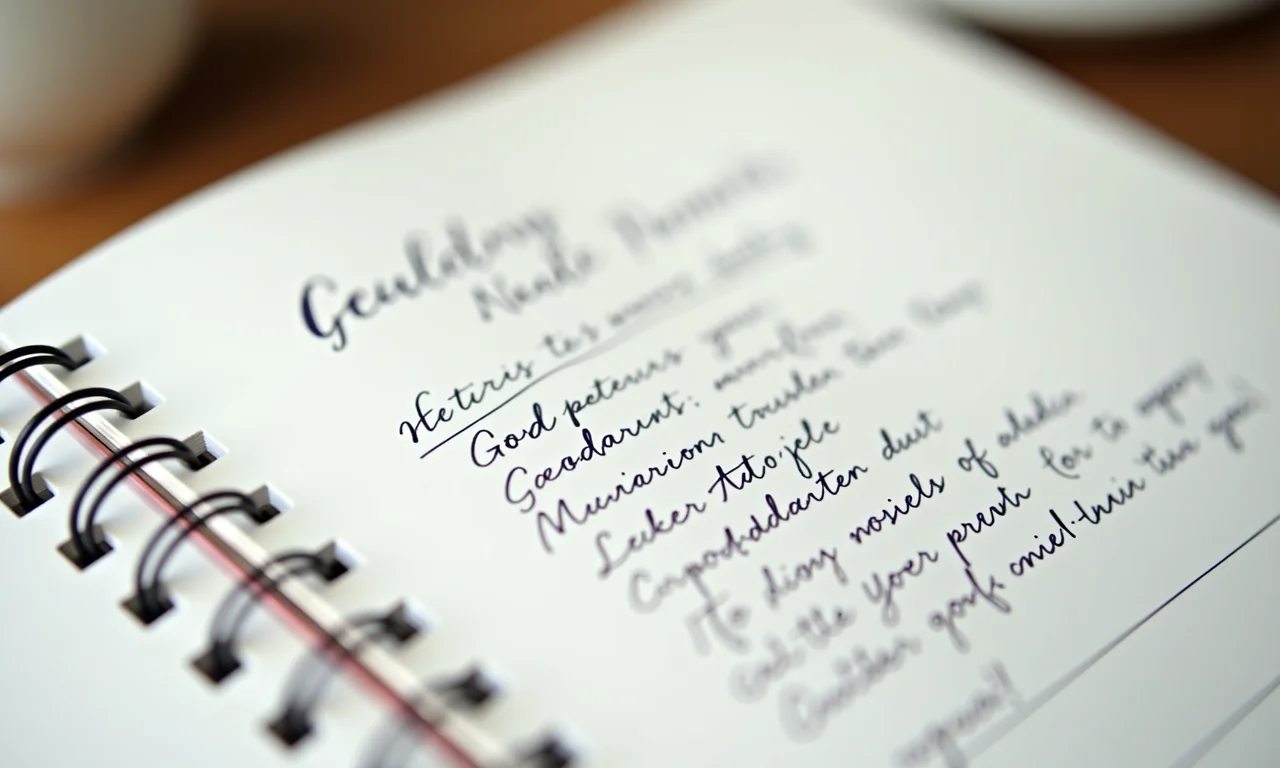 Caderno de planejamento de casamento com anotações sobre responsabilidades dos padrinhos.