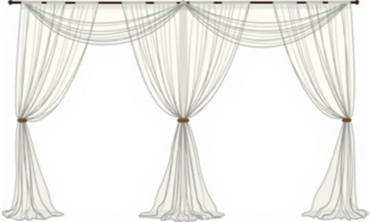 Cálculo da quantidade ideal de voal para decoração de casamento.