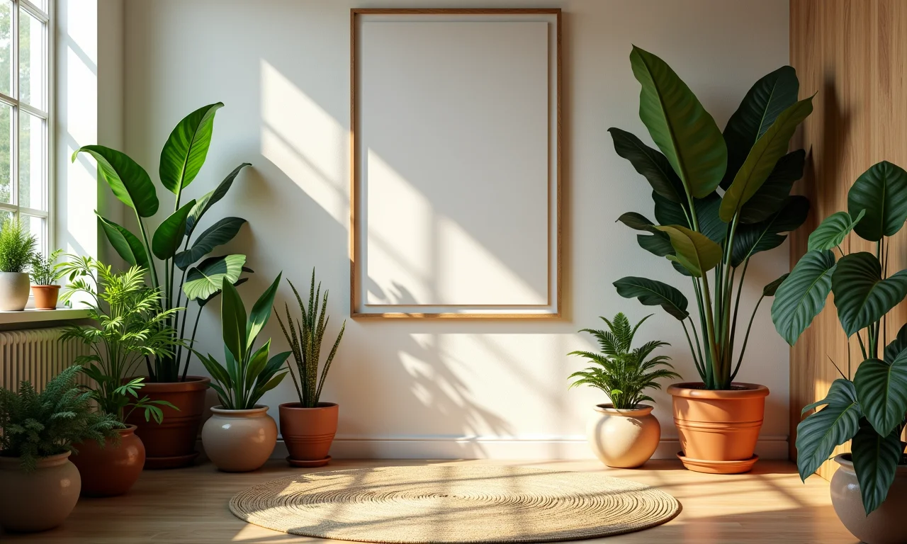 Cantinhos temáticos com flores e plantas em um lar brasileiro.