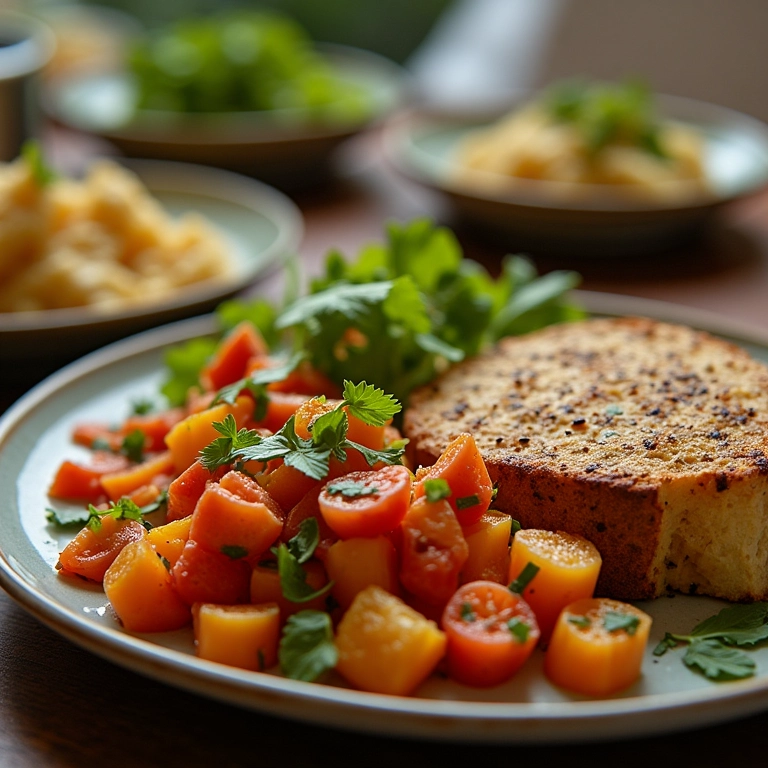 Cardápio variado e delicioso para almoço de noivado.