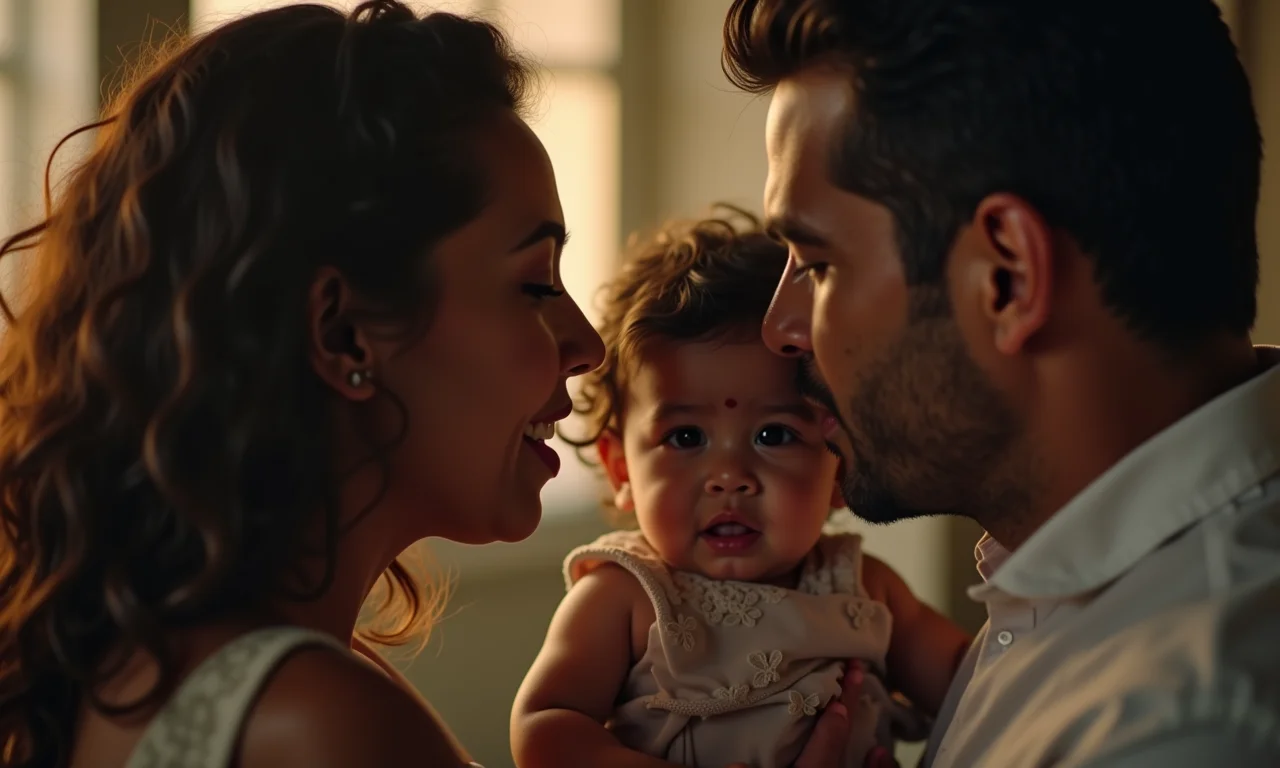 Casal conversando com amigo que não foi escolhido como padrinho, transmitindo empatia.