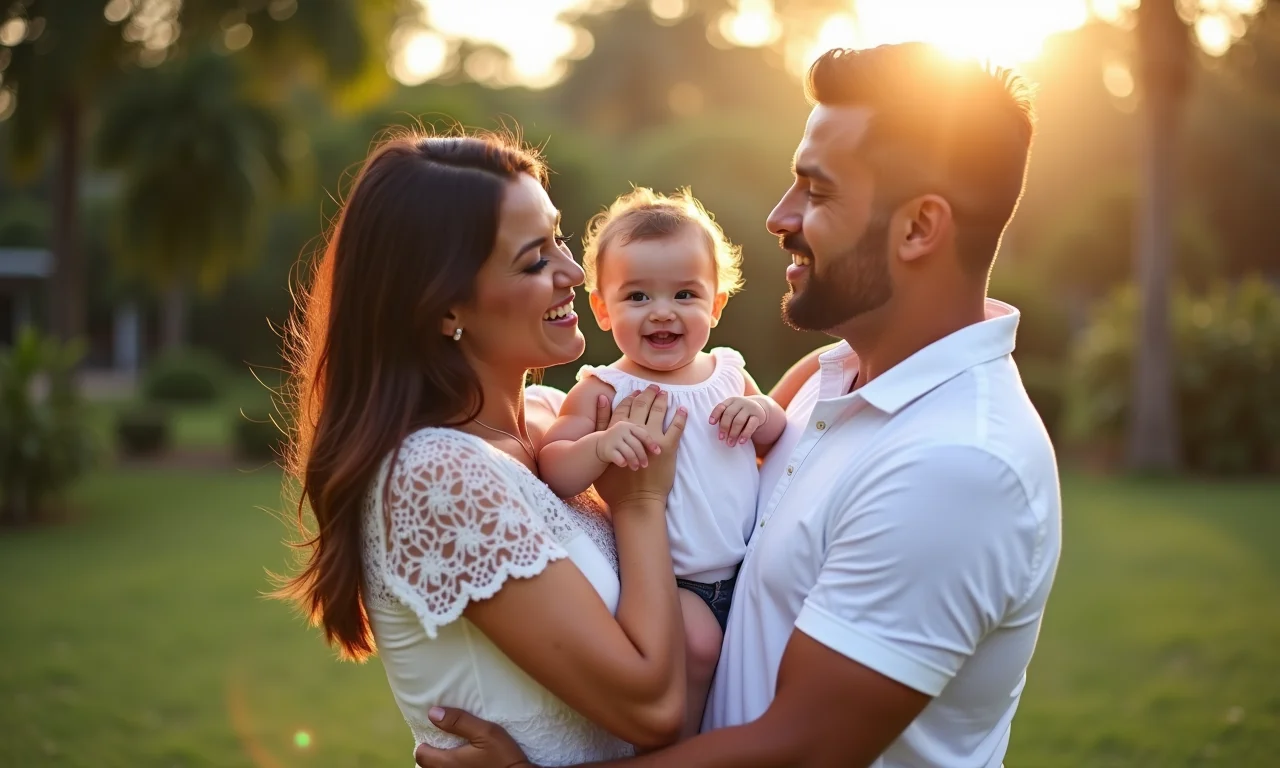 Casal convidando casais como padrinhos, celebração alegre.