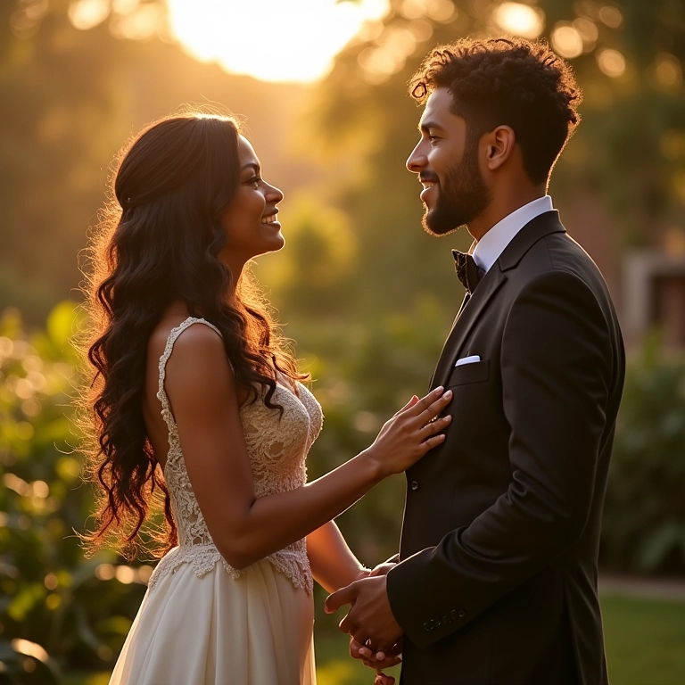 Casal define estilo musical com banda para casamento.