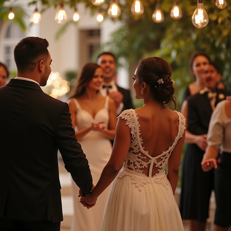 Checklist com lembretes importantes para o brinde de casamento.