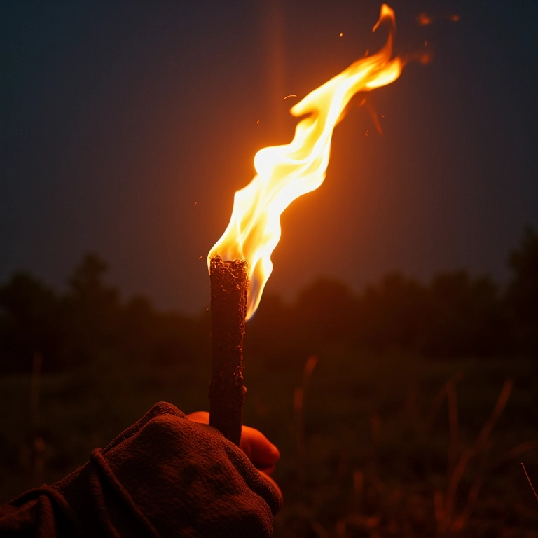 Como evitar que as tochas se apaguem com o vento na praia.