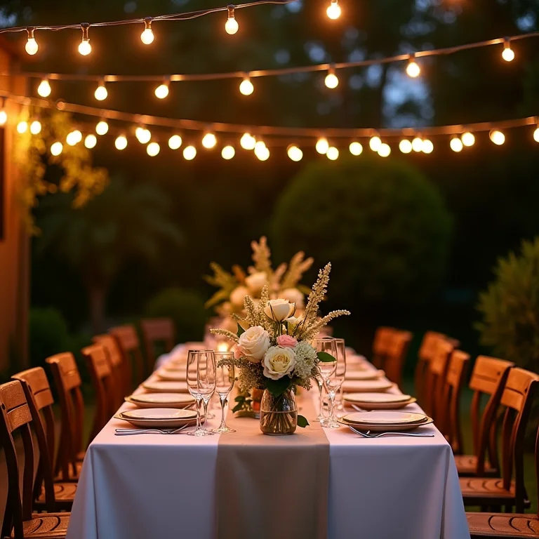 Decoração de welcome party charmosa e econômica em quintal brasileiro