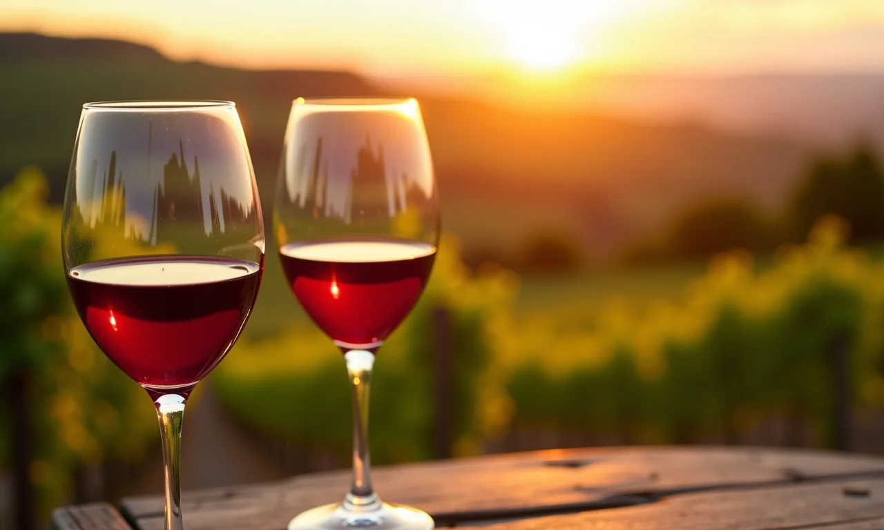 Degustação de vinhos em Châteauneuf-du-Pape.