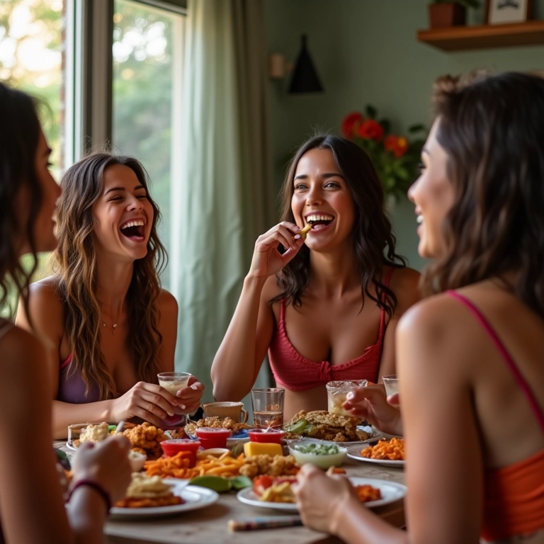 Despedida de solteira em casa com jogos e diversão