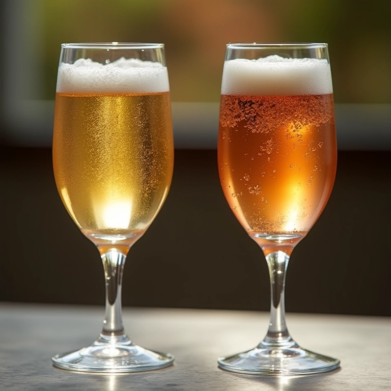 Diferença entre espumante e champanhe.