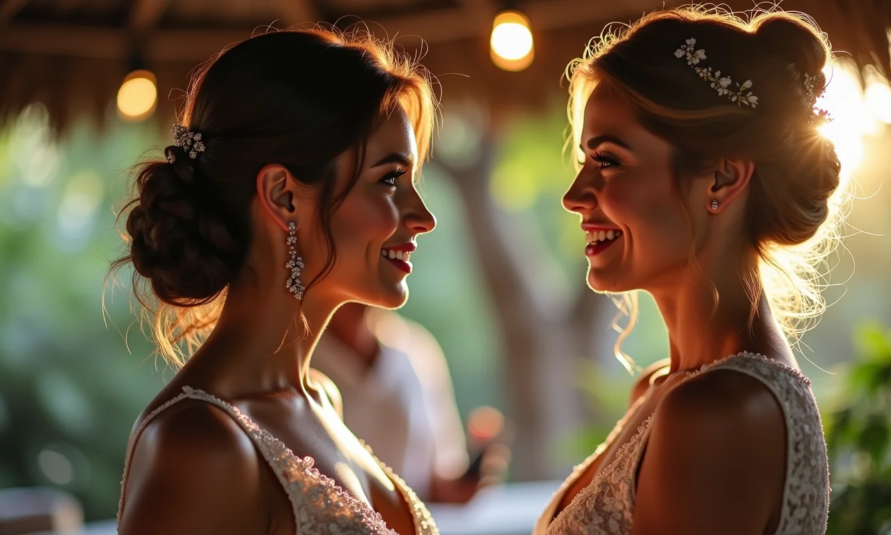 Especialista dando dicas para noiva na semana do casamento.