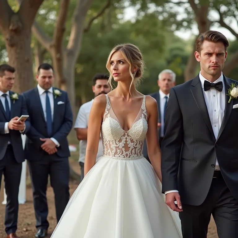 Noivos estressados pela falta de planejamento no casamento