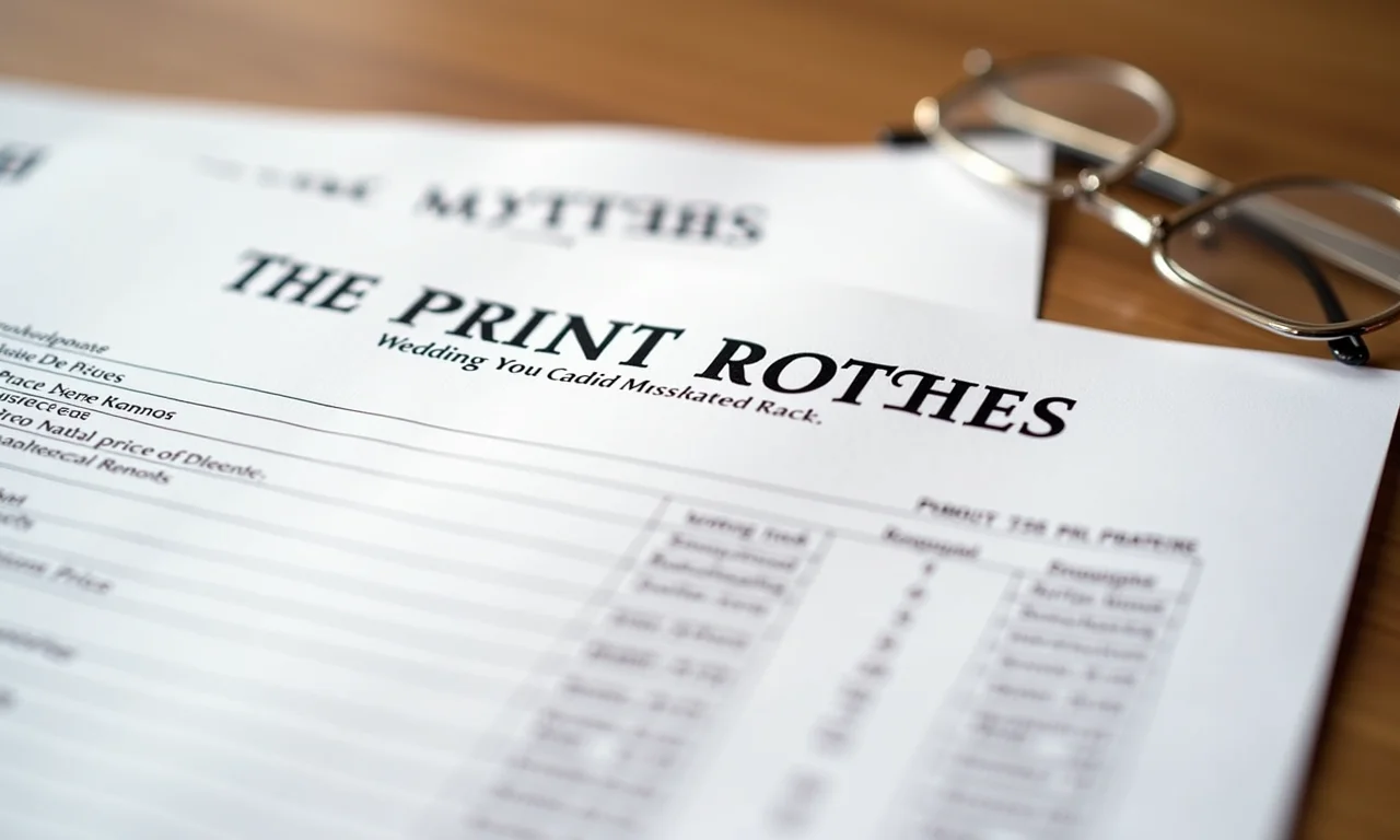 Orçamento detalhado para serviços de música de casamento.