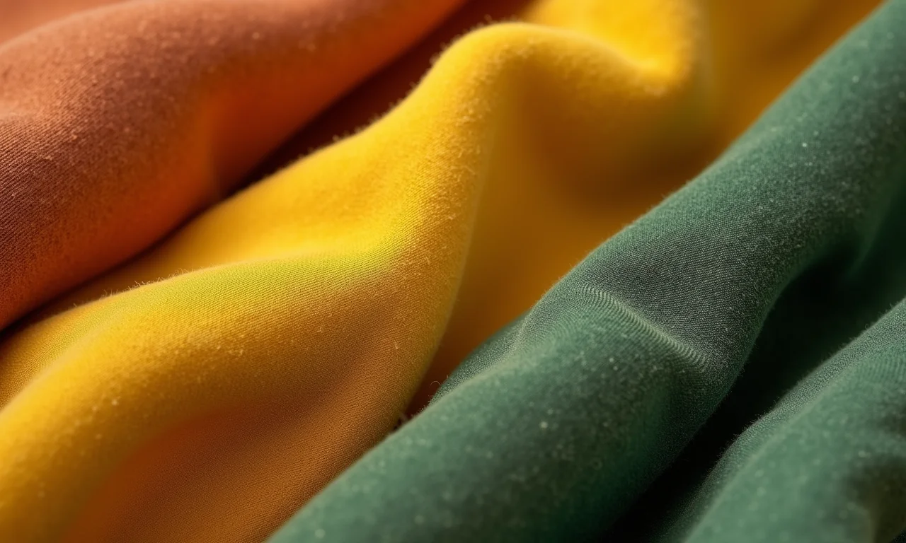 Paleta de cores boho chic com tons terrosos e vibrantes.