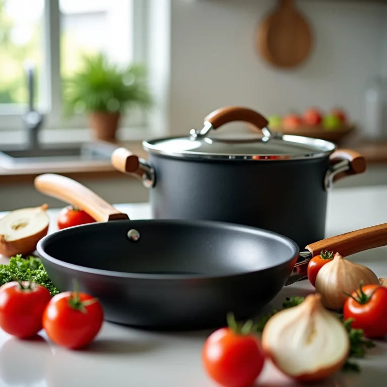 Panelas antiaderentes livres de PFOA para uma cozinha saudável