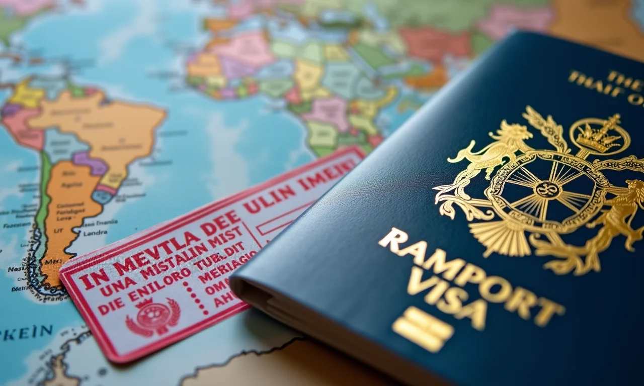 Passaporte brasileiro com visto do Reino Unido: documento necessário para viajar para Londres.